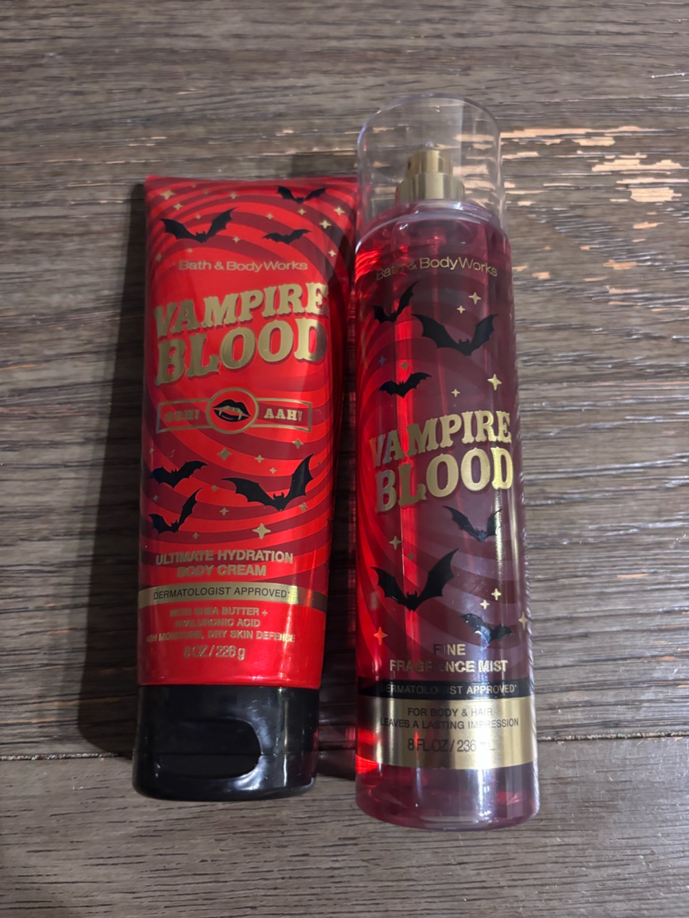 Bath & Body Works Vampire Blood Red & Black Fragrance Set